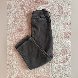 Hanna Andersson pull-on Charcoal Corduroy Pants